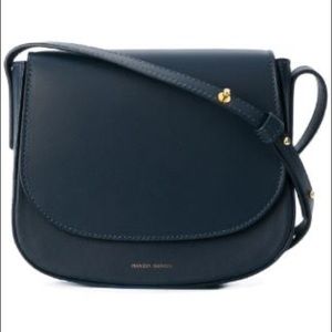 Mansur Gavriel Navy Mini Crossbody Bag